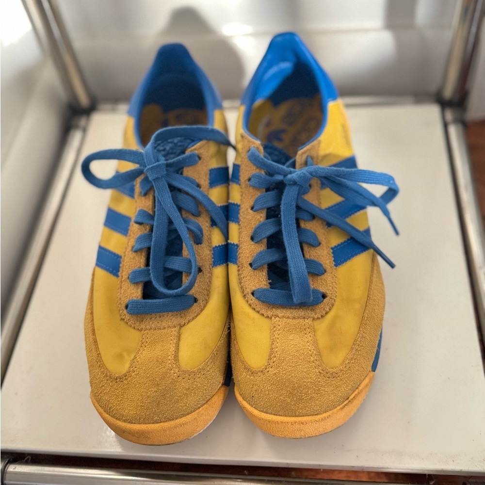 Adidas SL 72 PT Blue and Yellow Sneakers